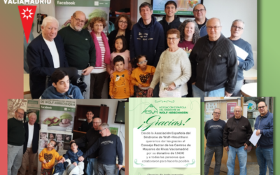 Donación solidaria a la AESWH en Rivas-Vaciamadrid