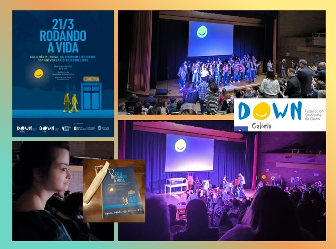 Lugo celebró el Día Mundial del Síndrome de Down y el 30 aniversario de Down Lugo con una emotiva gala abierta a la ciudadanía