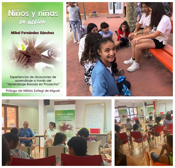 En Lantziego con la presentación del libro "Niños y Niñas en Acción" - Mikel Fernández