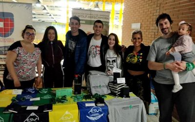 Mesa solidaria en «Danza por la Igualdad» en Alcorcón