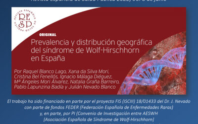Prevalencia y distribución geográfica del síndrome de Wolf-Hirschhorn en España