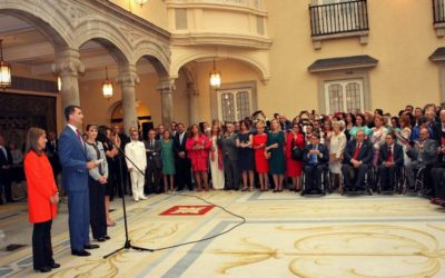 La AESWH en la recepción de SS.MM. a representantes de entidades de solidaridad social