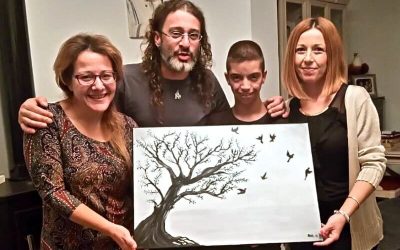 Rifa solidaria en Jayena a favor de la AESWH