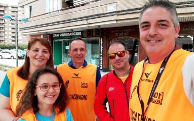 Voluntarios en la 10k Zaragoza